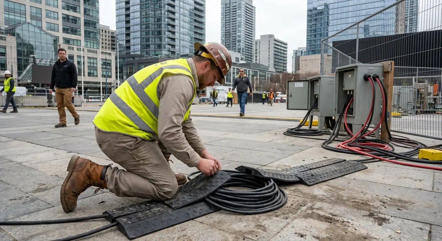 Event Power Rental Logistics in Downtown National City