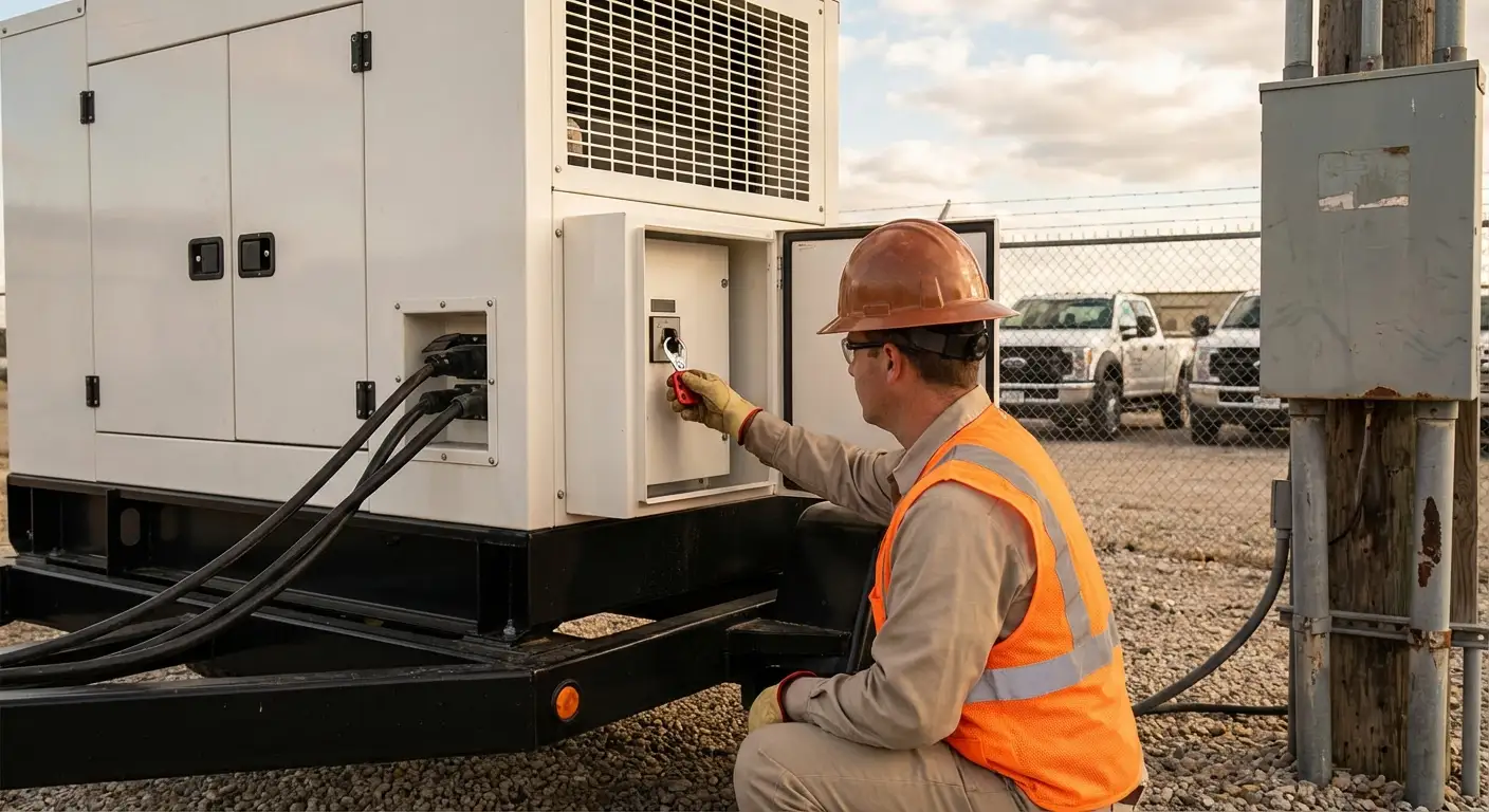 Commercial generator rental safety manual and equipment in National City, CA