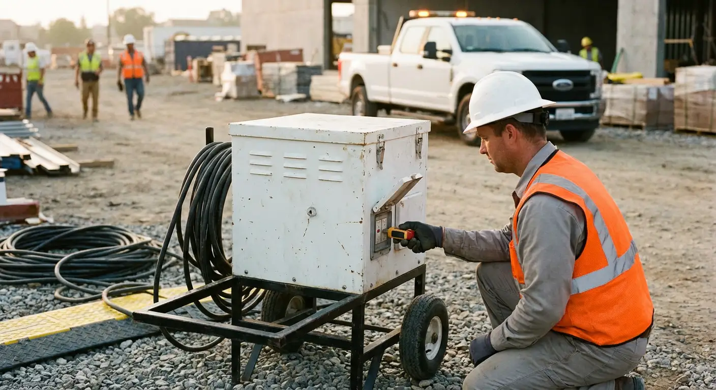 Safety inspection in progress in National City, CA
