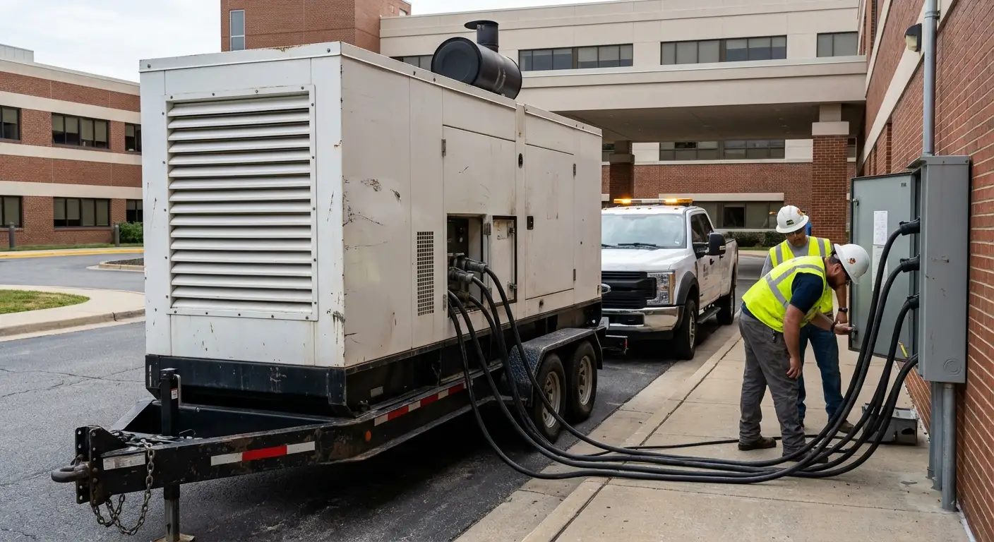 Commercial generator ensuring power reliability in the National City