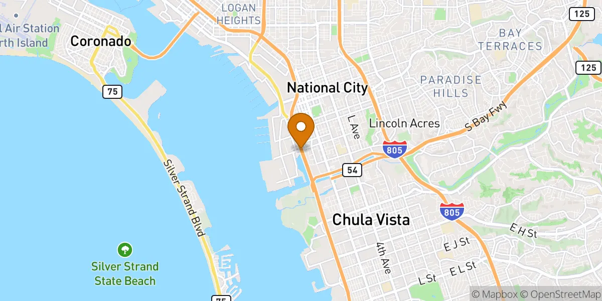  neighborhood map in National City, CA