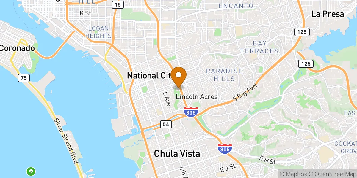  neighborhood map in National City, CA