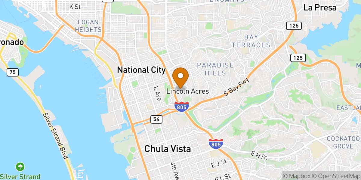  neighborhood map in National City, CA