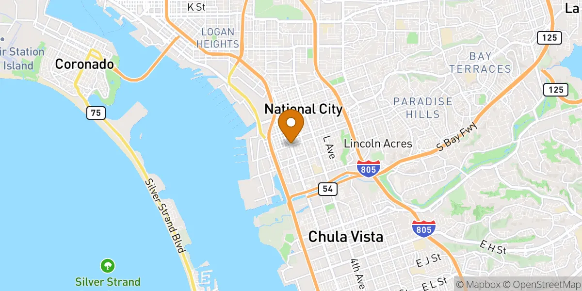  neighborhood map in National City, CA