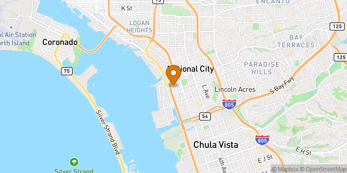  neighborhood map in National City, CA