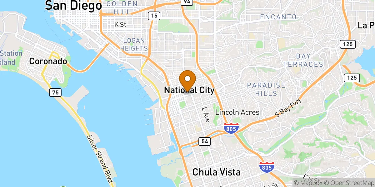  neighborhood map in National City, CA