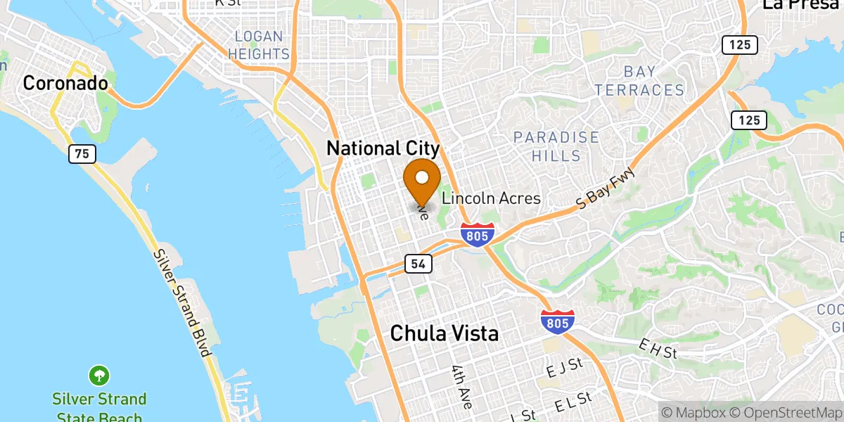  neighborhood map in National City, CA