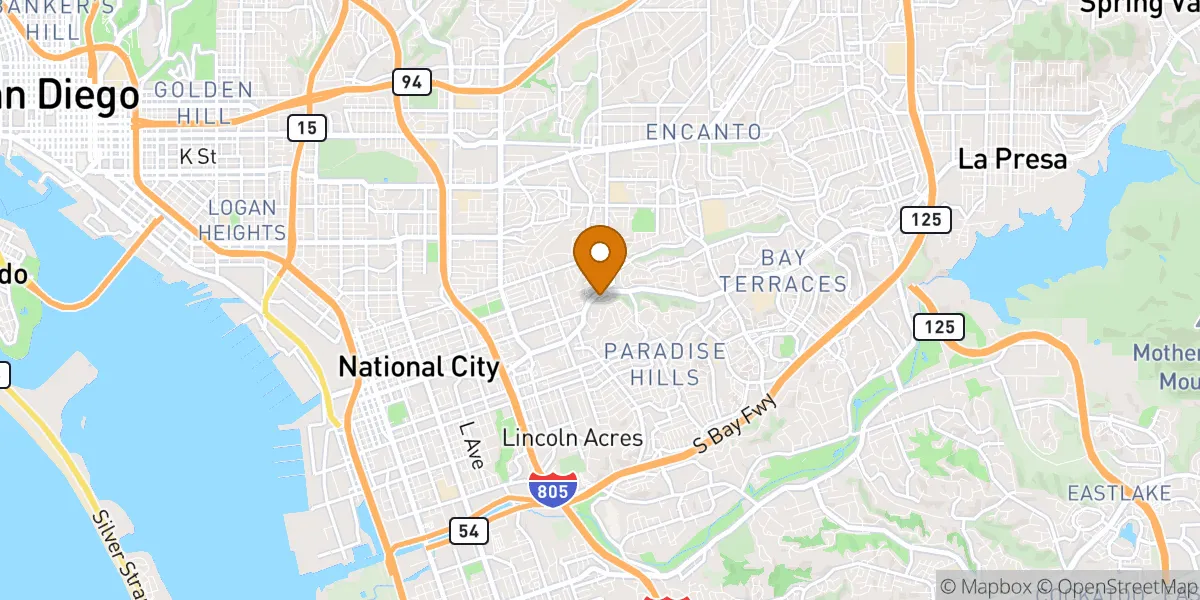  neighborhood map in National City, CA