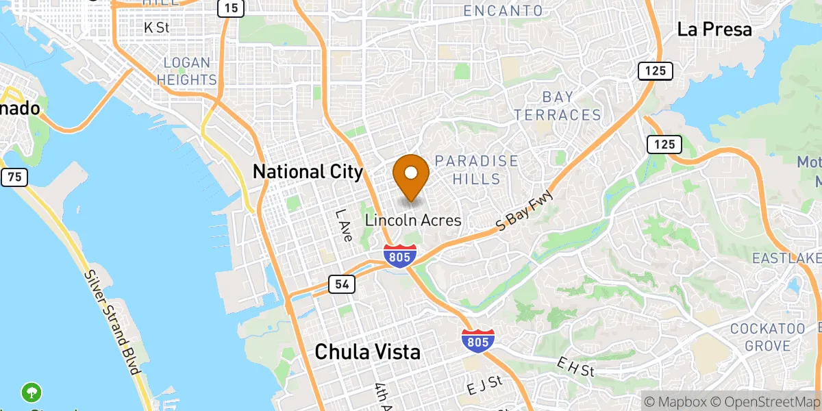  neighborhood map in National City, CA